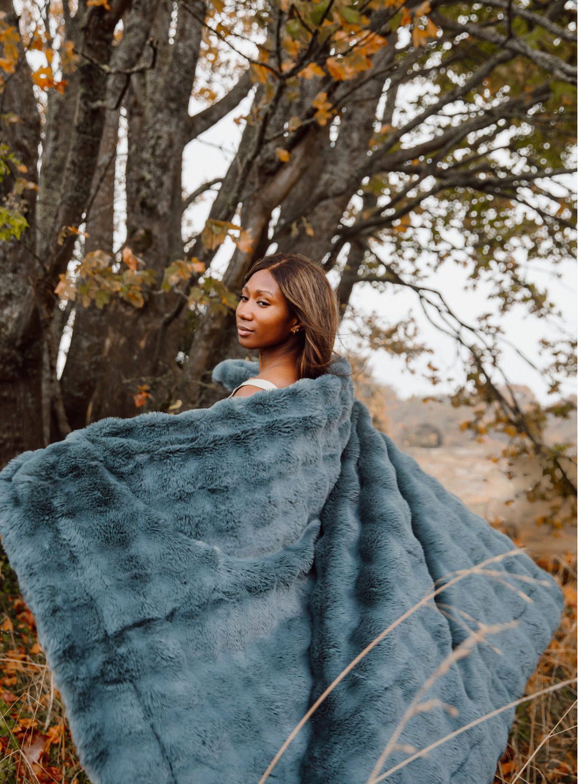 Cloudscape Throw Blanket