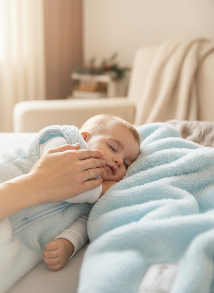 Baby Boy Chenille Dream Sack