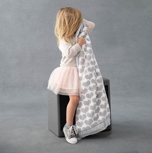 Toddler with Blanket