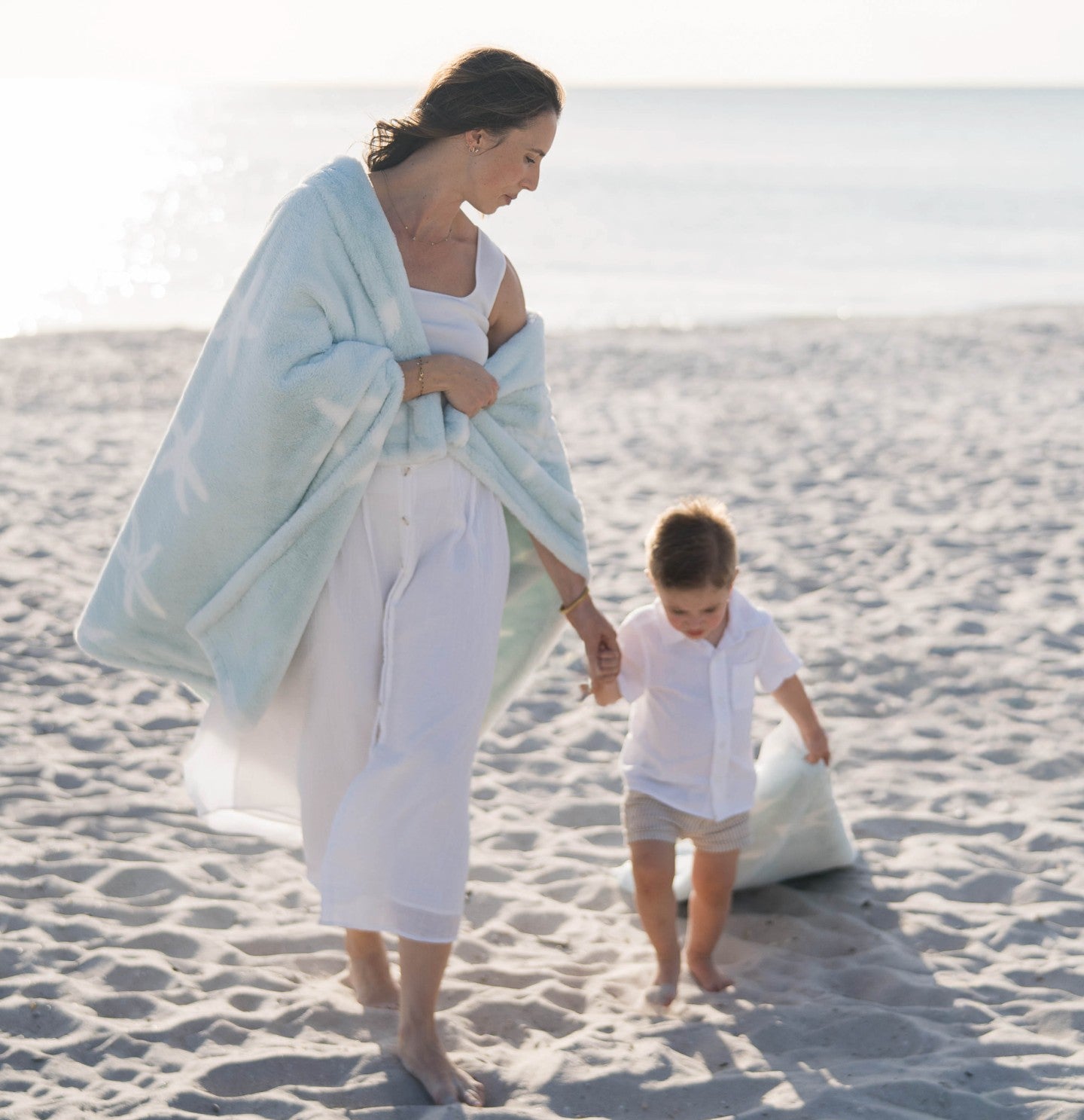Luxe Coastal Calm Baby & Toddler Blanket (29
