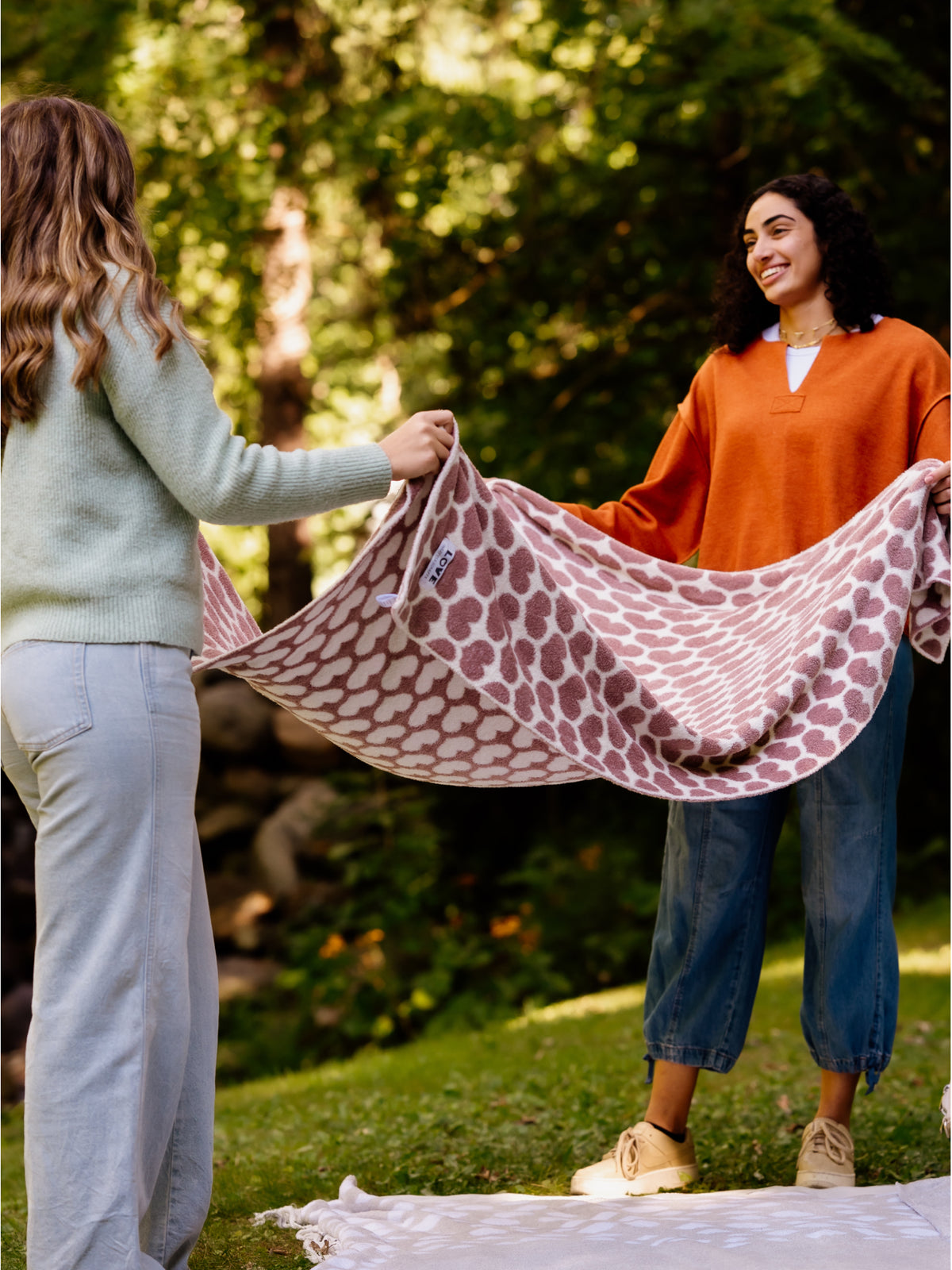 Dolce Heart Army Throw (45" x 59")