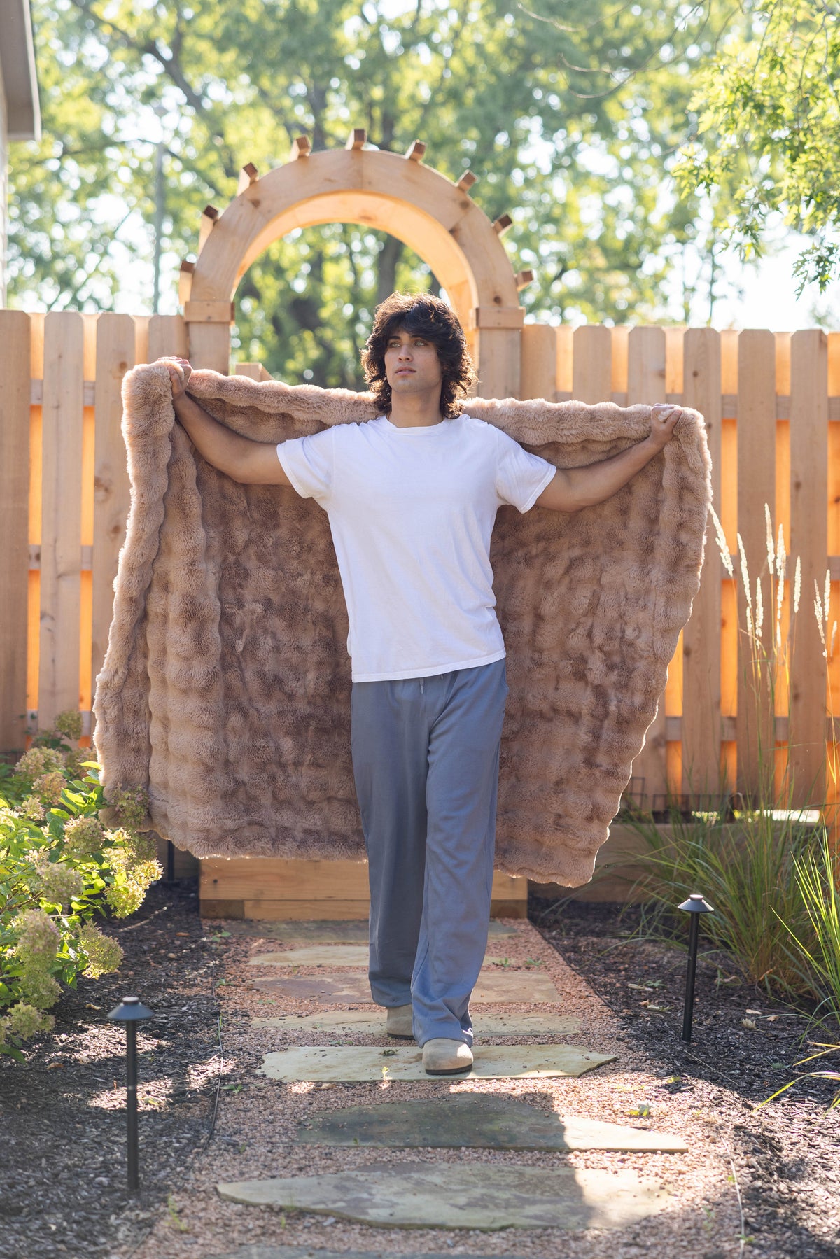 Cloudscape Throw Blanket