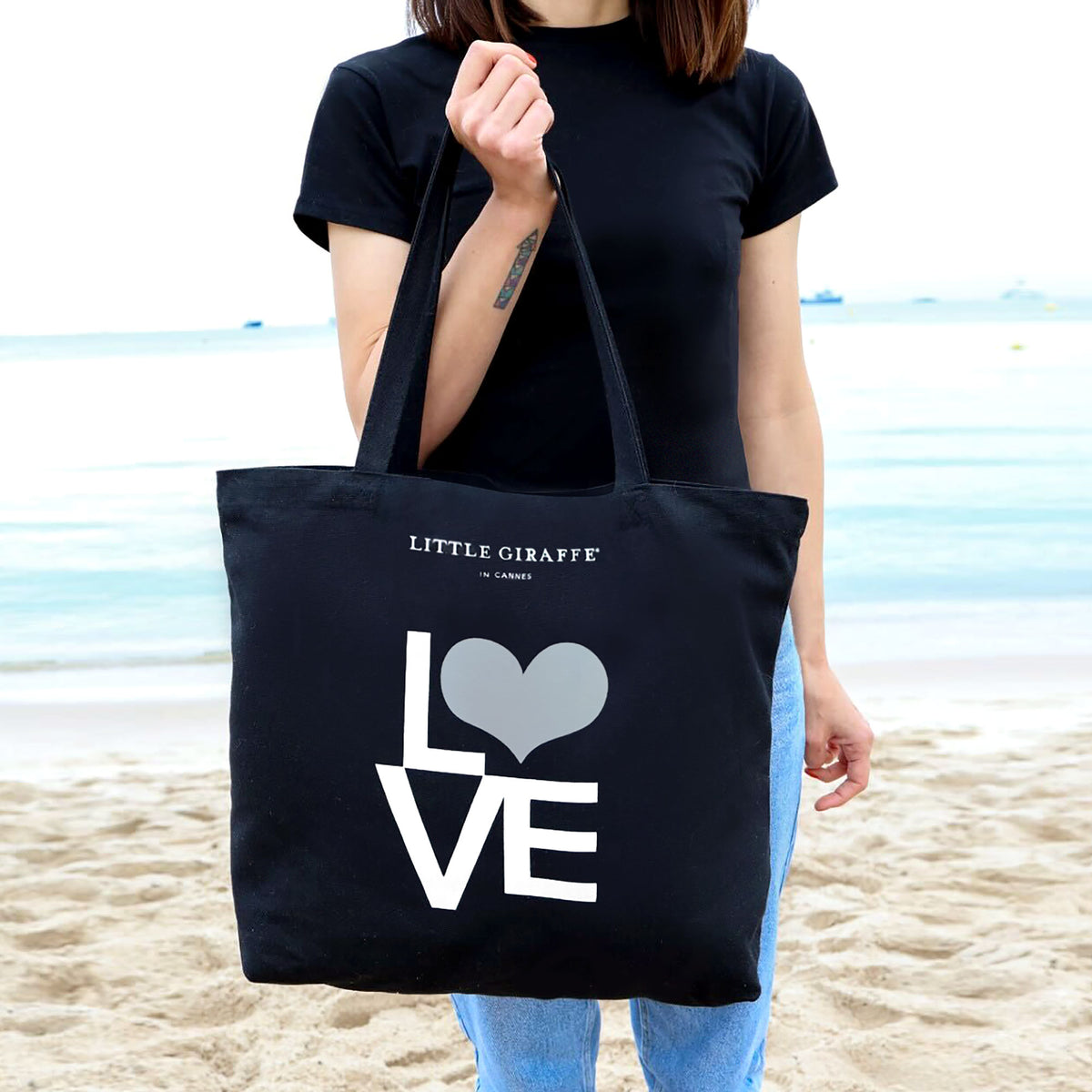 Cannes-Inspired LOVE Tote Bag