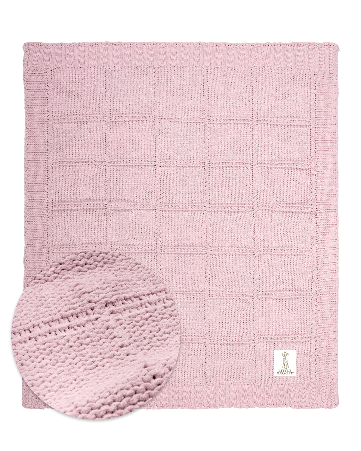Pointelle Alsca Knit Blanket
