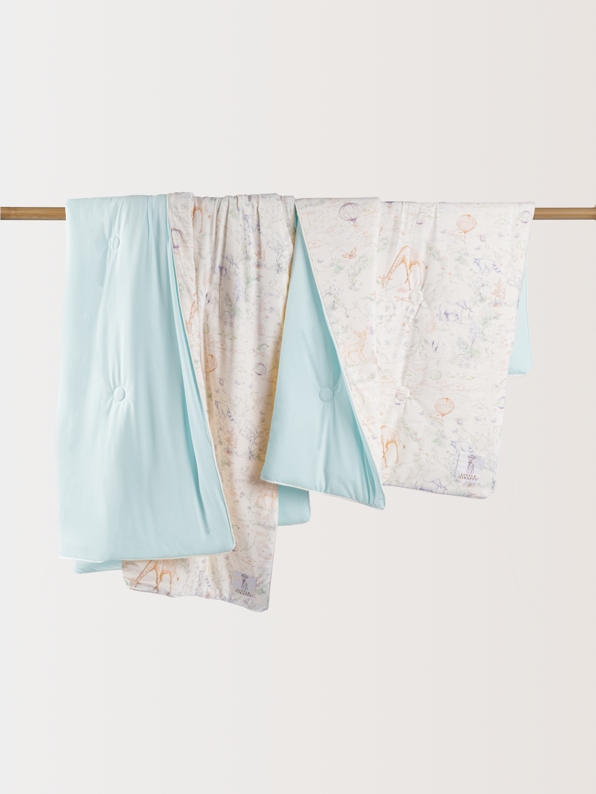 UPF 50+ Cooling Comfort Stroller Blanket and Throw Set