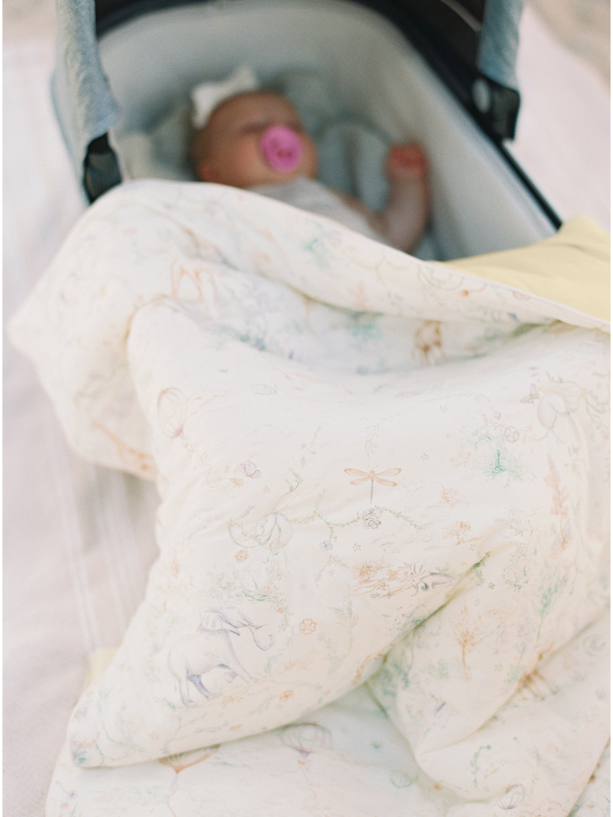 UPF 50+ Cooling Comfort Stroller Blanket and Throw Set