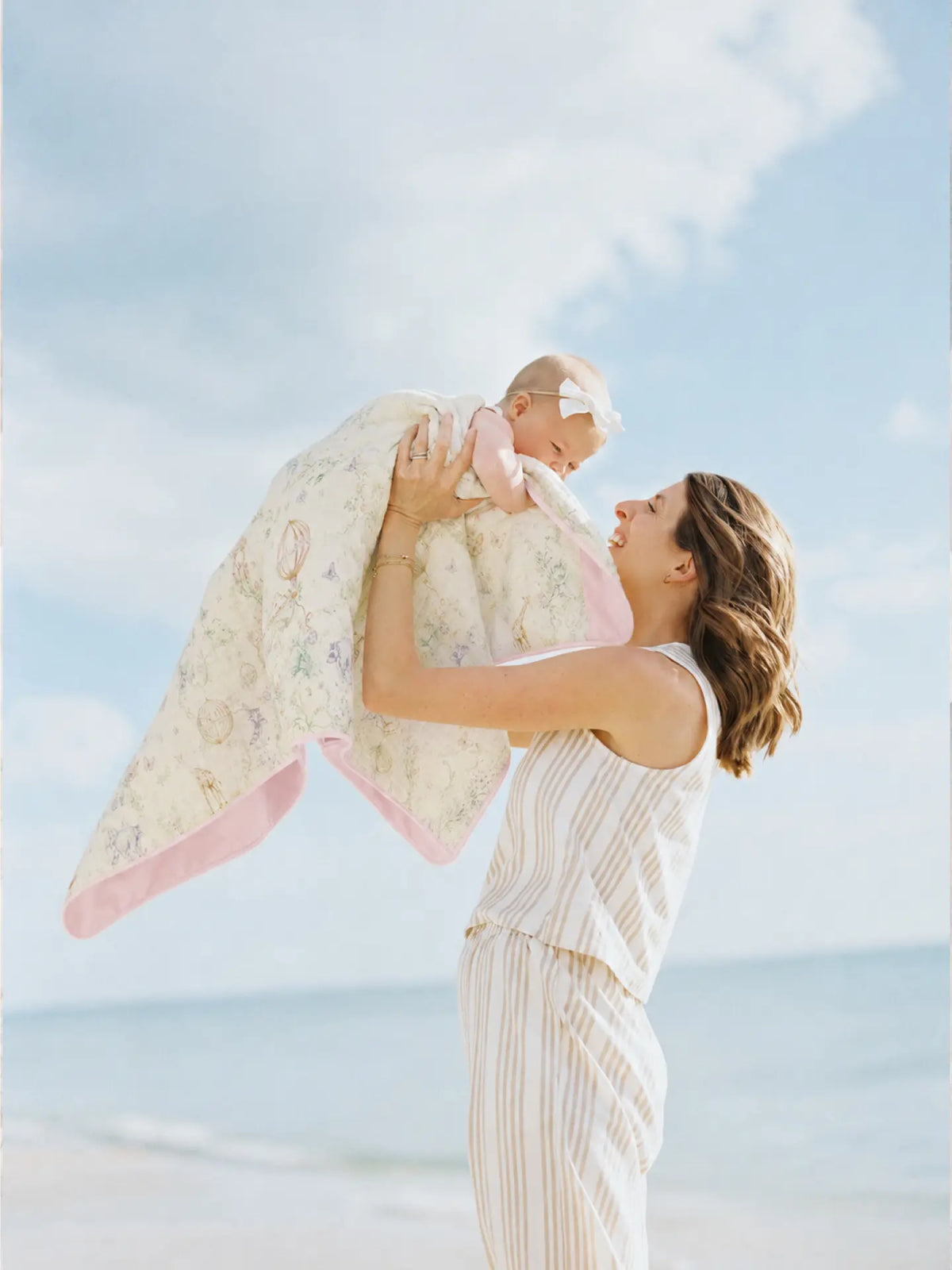 Cooling Comfort Stroller Blanket - Pink