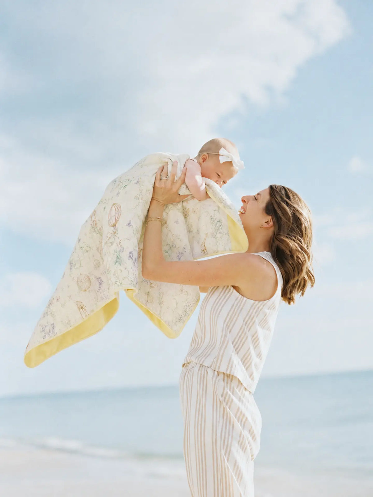 Cooling Comfort Stroller Blanket - Yellow