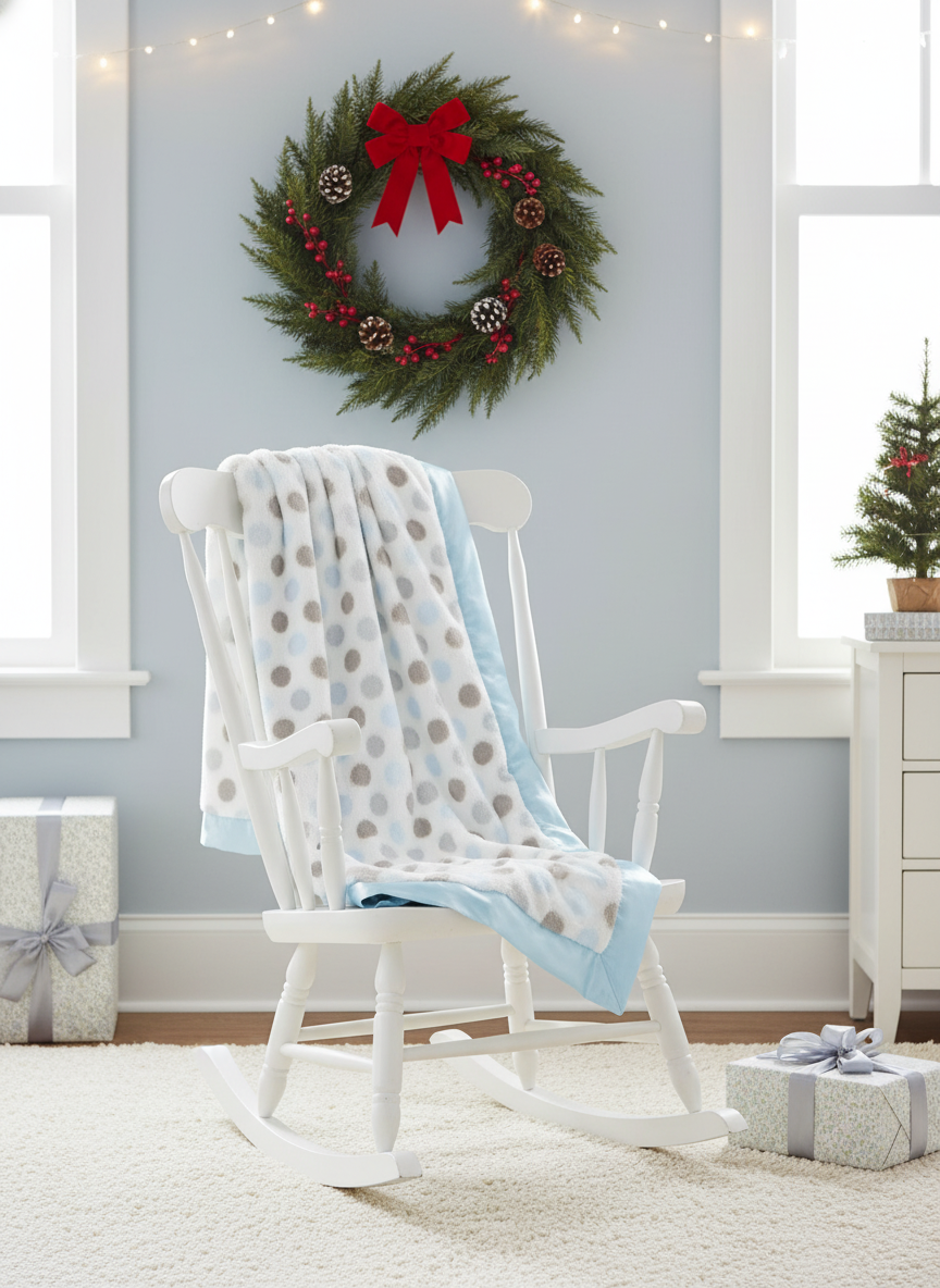 Luxe™ Dot Baby Boy & Toddler Blanket (29" x 35")