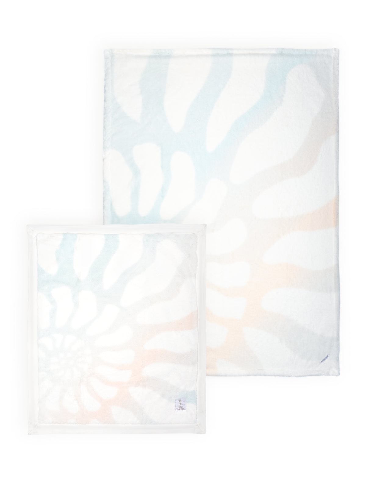 Luxe Coastal Calm Stroller Blanket and Throw Set