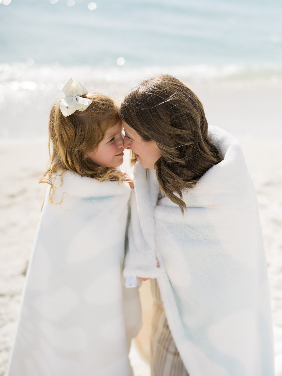 Luxe Coastal Calm Stroller Blanket and Throw Set