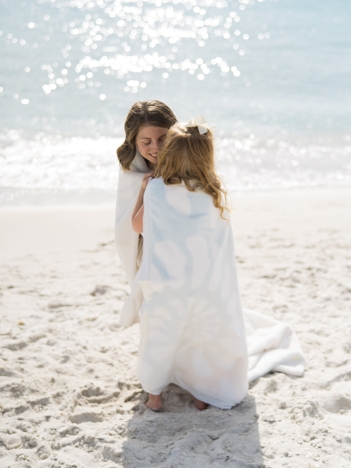 Luxe Coastal Calm Stroller Blanket and Throw Set