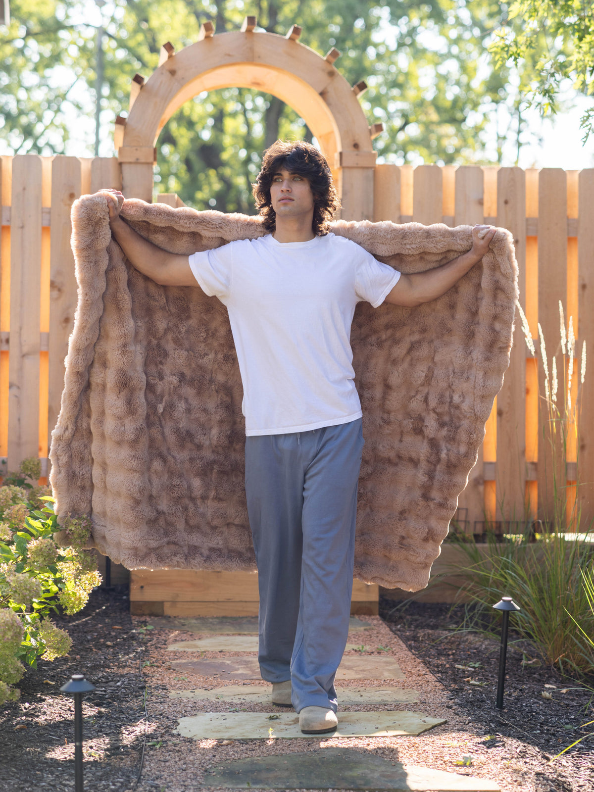 Cloudscape Throw Blanket