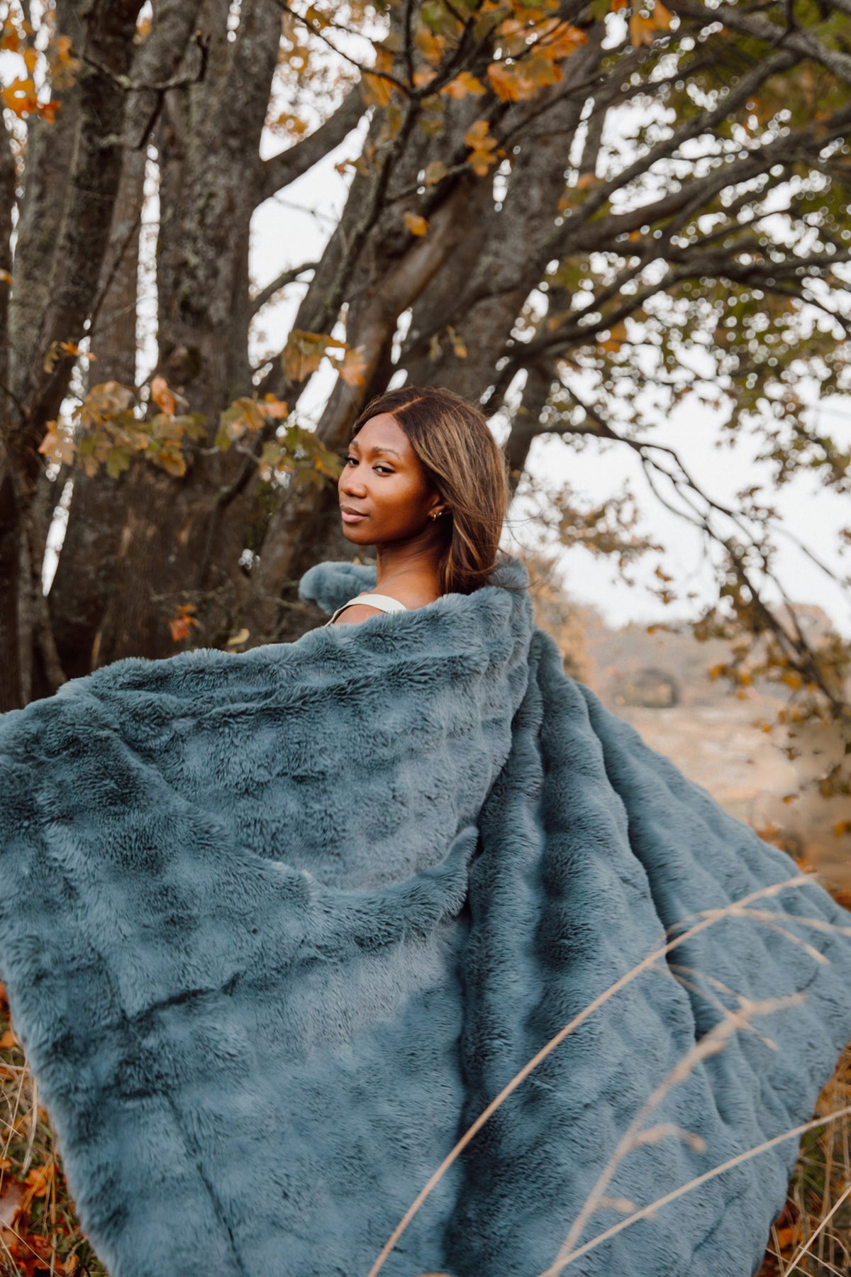 Cloudscape Throw Blanket