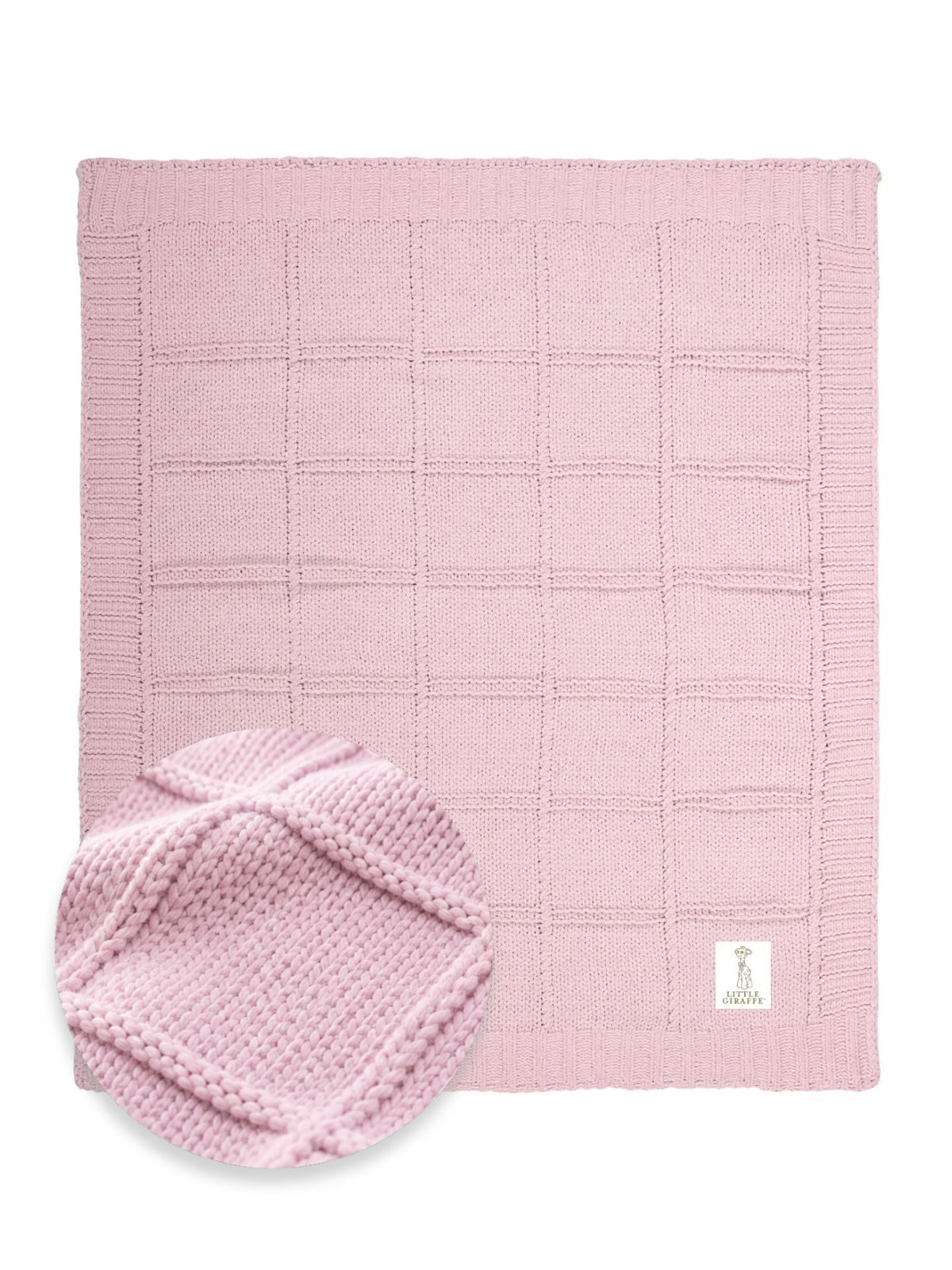 Pointelle Alsca Knit Blanket