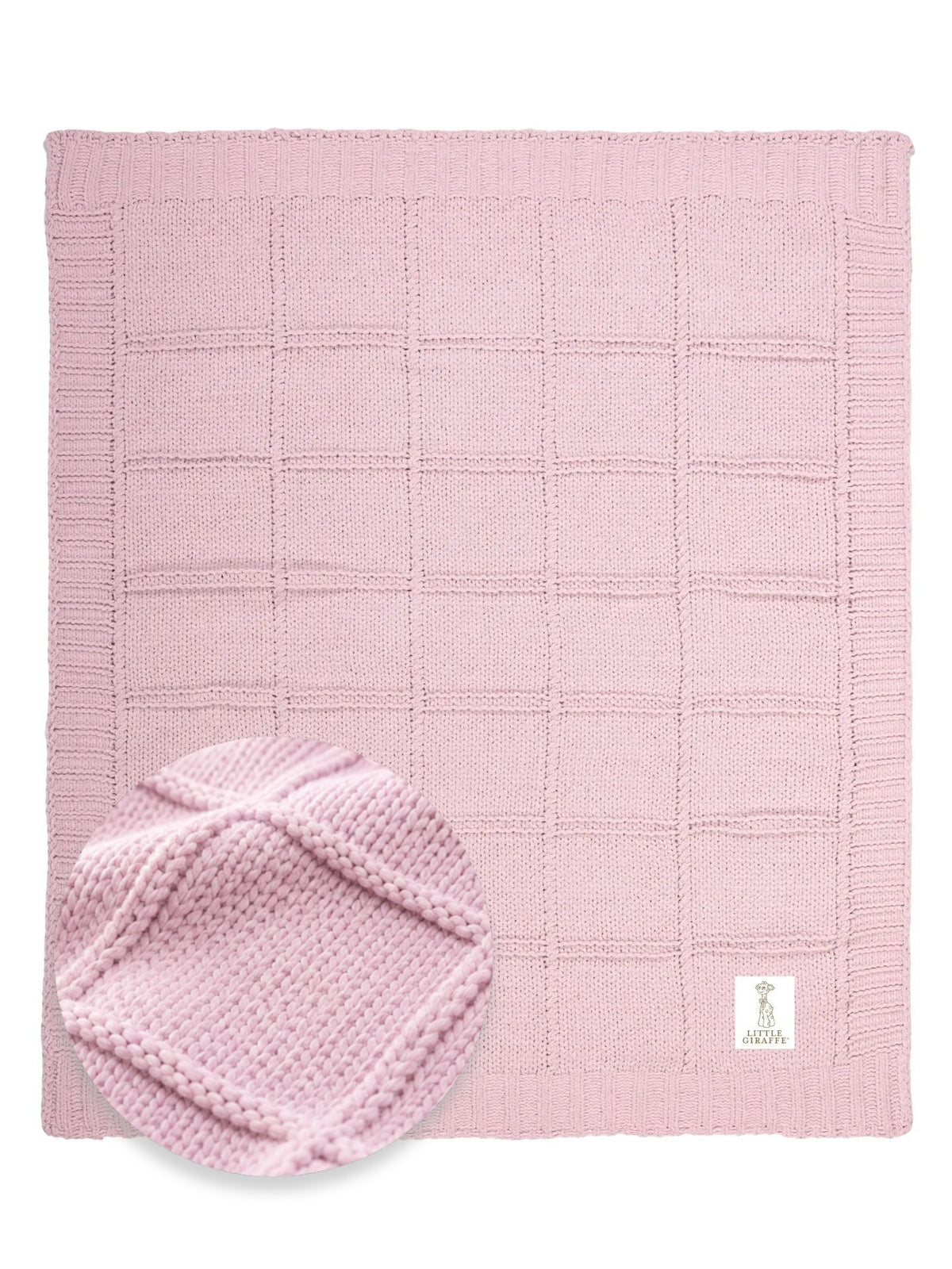 Pointelle Alsca Knit Blanket