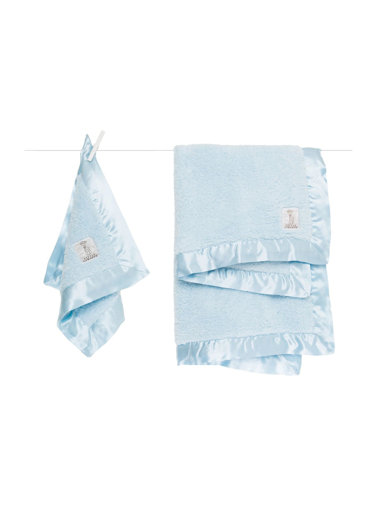 Chenille Baby Boy Blanket Bundle