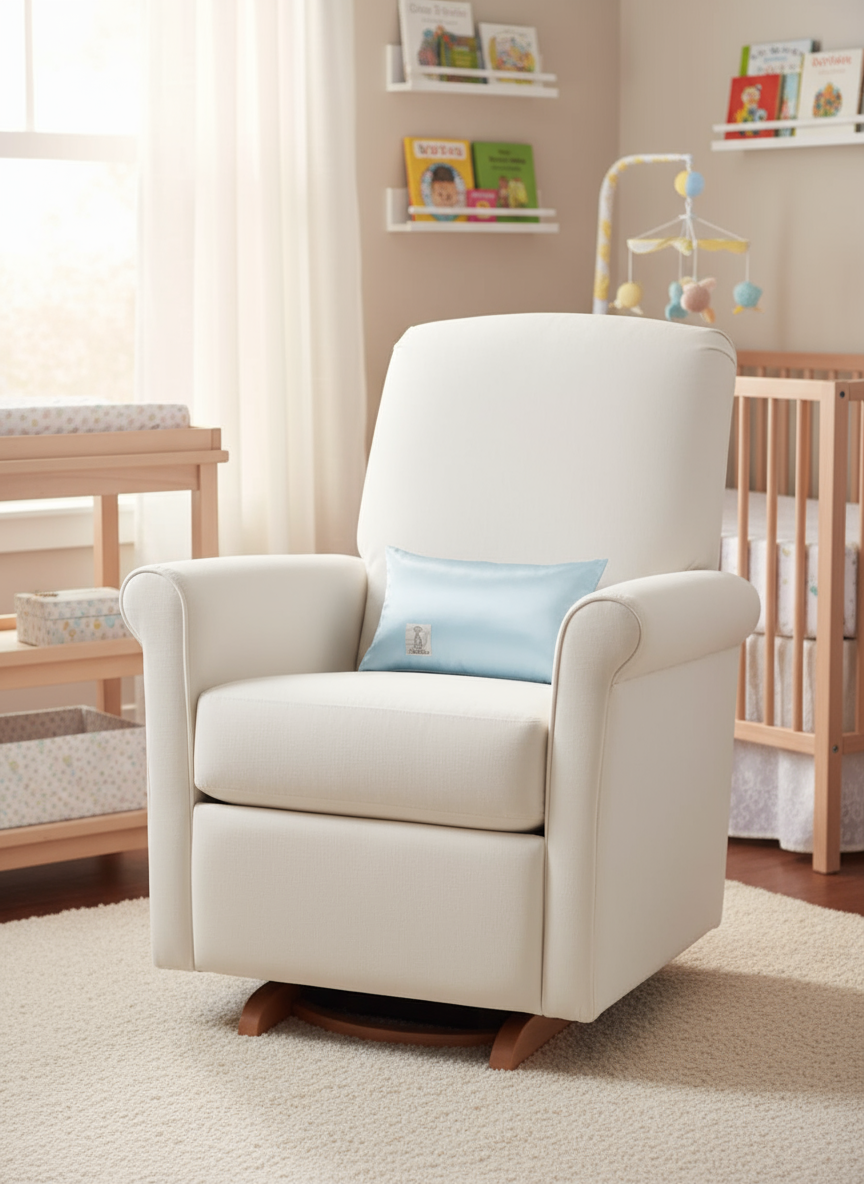 Satin Decorative Nursery Pillow (10" x 13")