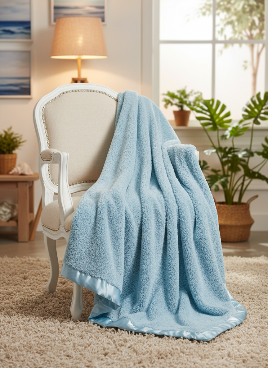 Chenille Soft Comfort Throw for Tweens, Teens. & Young Adults (45" x 59")