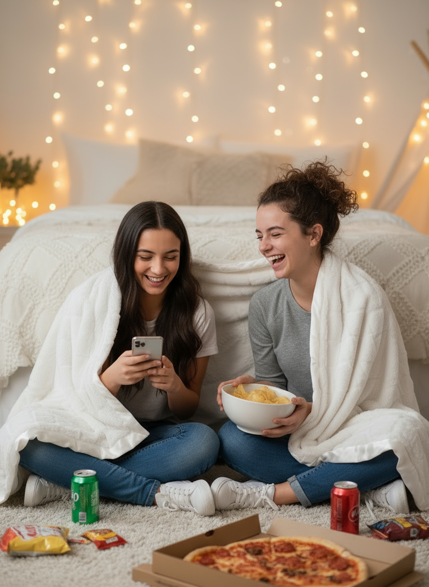 Luxe™ Waterfall Teens, Tweens & Young Adults Throw (45" x 59")