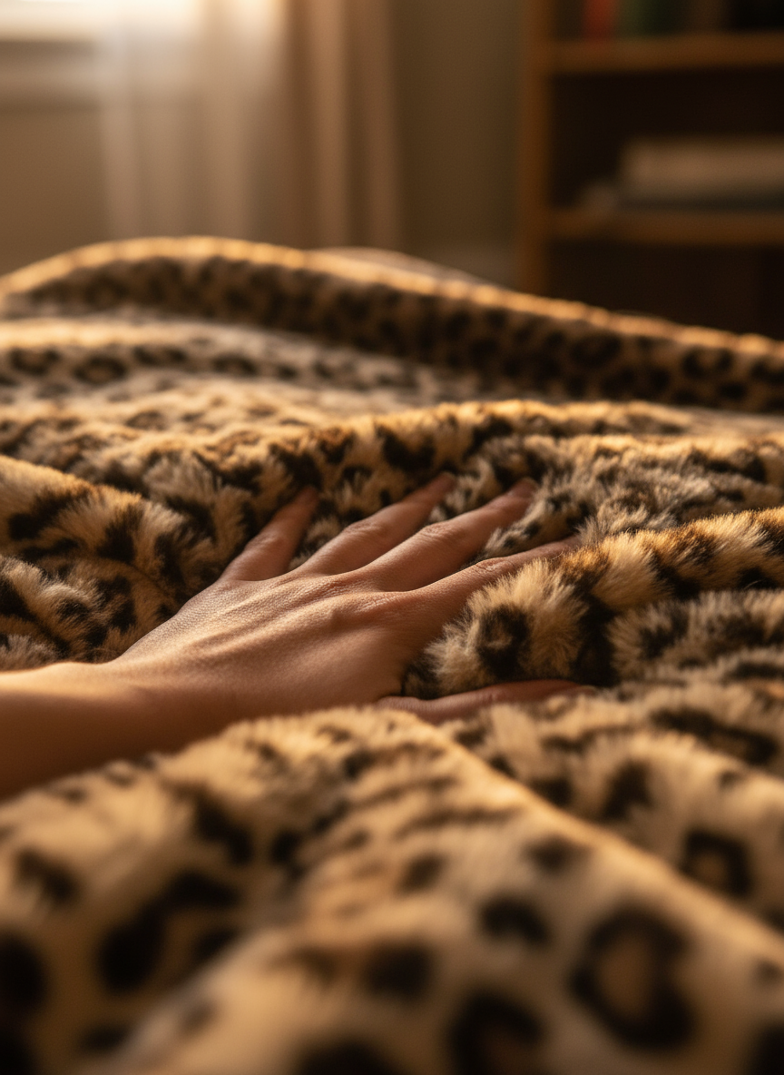 Luxe™ Large Leopard Throw (59" x 88")