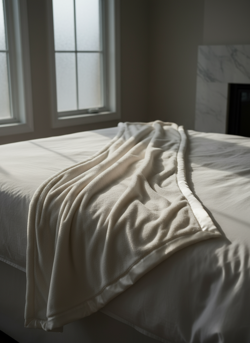 Luxe™ Luxury Home Throws - Cream