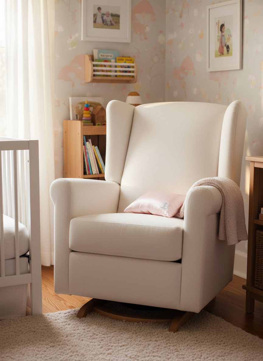 Satin Decorative Nursery Pillow (10" x 13")