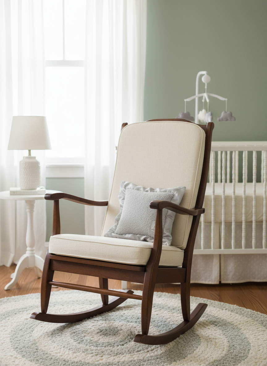 Chenille Decorative Nursery Decor Pillow (14" x 14")