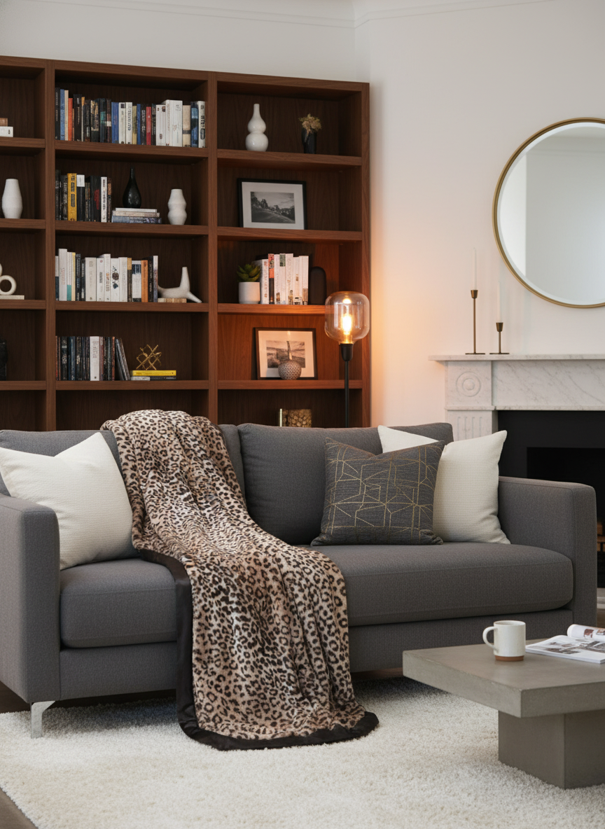 Luxe™ Leopard Luxury Throw (45" x 59")