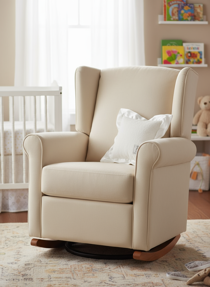 Luxe™ Faux Fur Decorative Nursery Pillow (14" x 14")