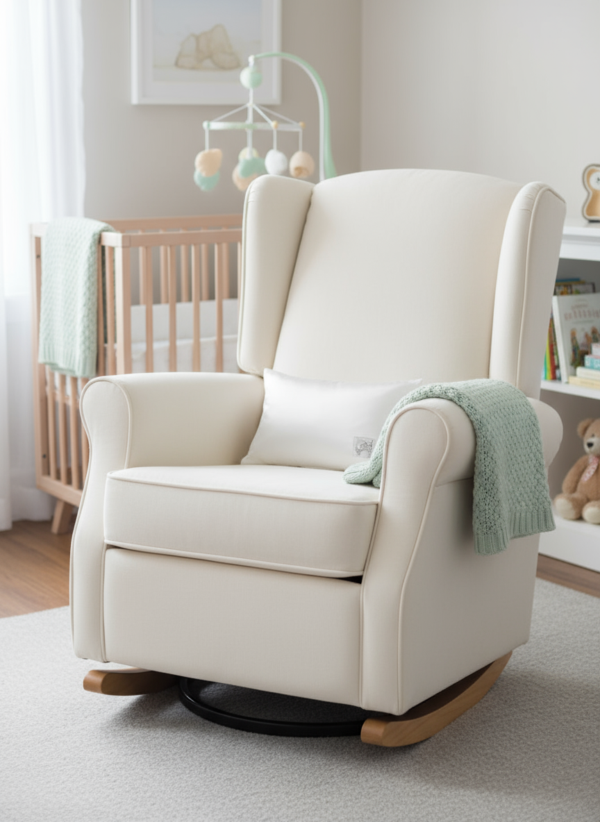 Satin Decorative Nursery Pillow (10" x 13")